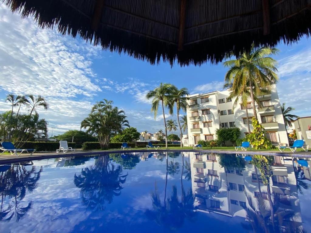 Hermoso Condominio Suites Las Palmas Con Alberca Мансанильо Экстерьер фото